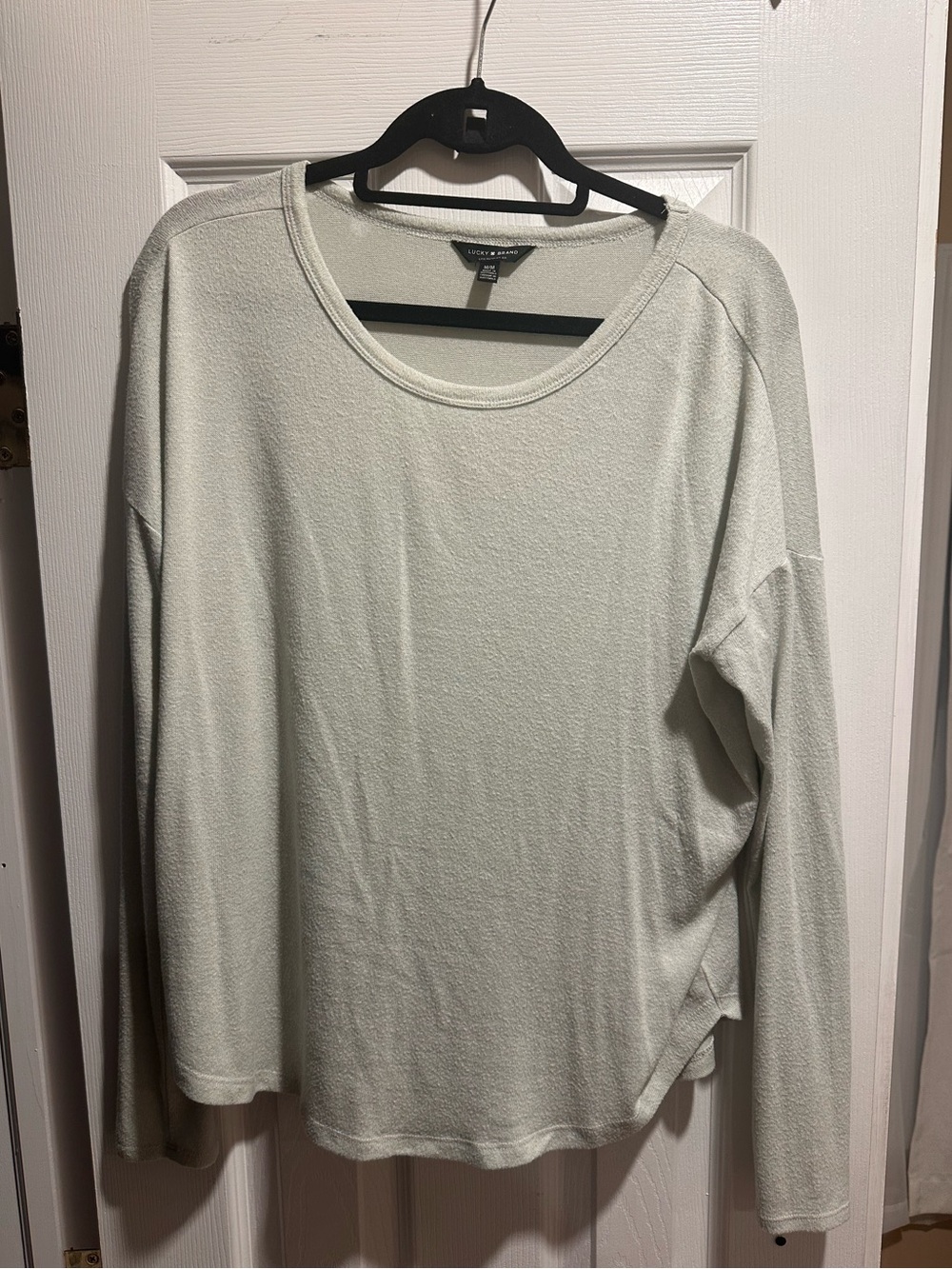 Lucky Brand Light Sage Long Sleeve Pullover
